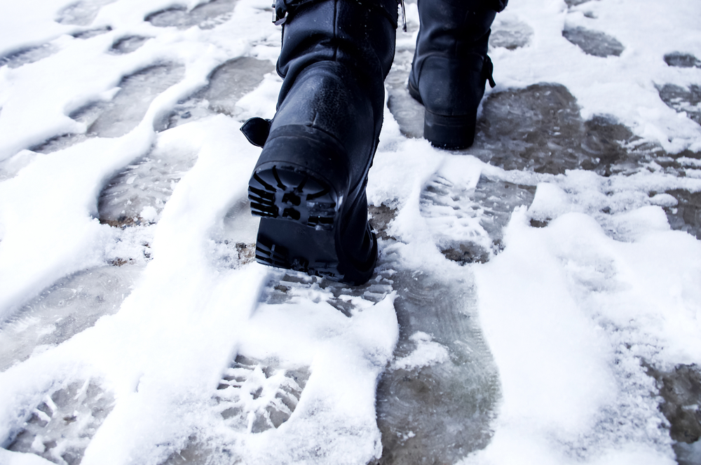 Winter mats provide protection against dirt and debris tracked in from walking in the snow.